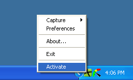 Left-Click Activate Button